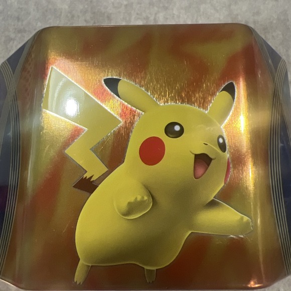 Pokemon Pikachu EX Collector Tin 2016 Battle Heart Collector Tin - Picture 7 of 8
